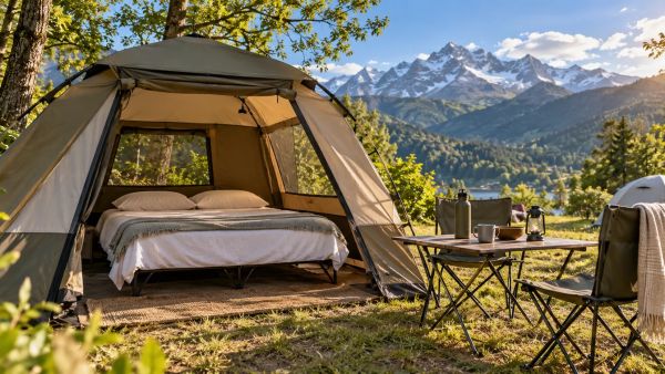 Choisissez un lit camping confortable pour 2 personnes