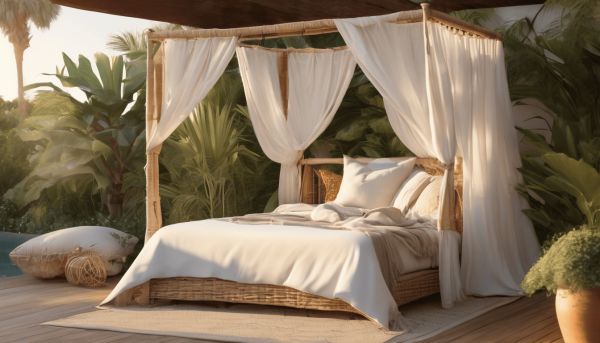 Le lit extérieur 2 places, votre oasis de confort et de style