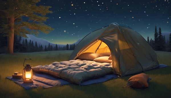 Un bon lit camping 2 places pour vos nuits en plein air